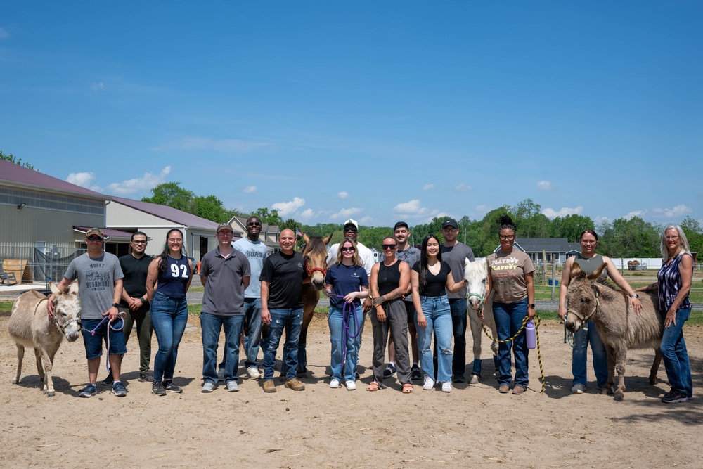 Giving Back: AFMAO honorary commander offers unique resilience connection for team members