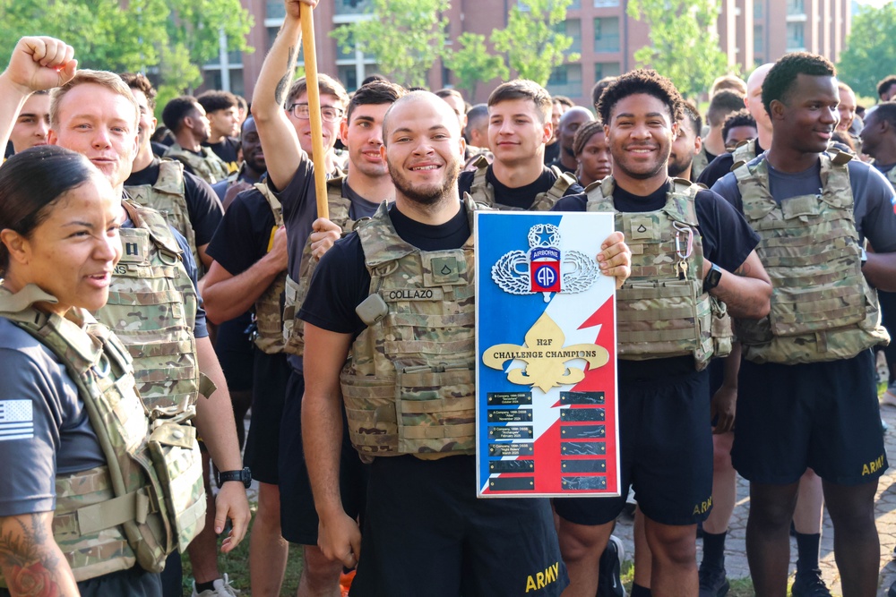 C Co, 189th DSSB, Win H2F Fitness Challenge
