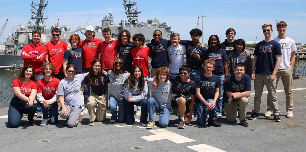 The Governor’s STEM Academy Tour’s MSC Ship