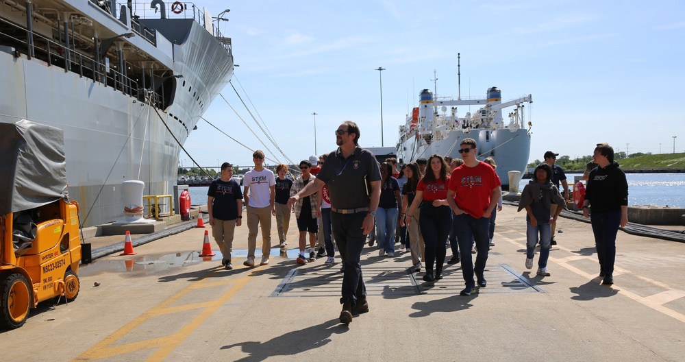 The Governor’s STEM Academy Tour’s MSC Ship