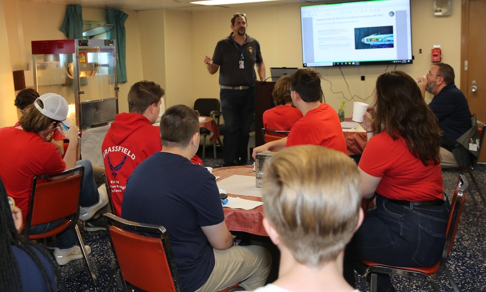 The Governor’s STEM Academy Tour’s MSC Ship