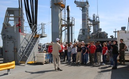 The Governor’s STEM Academy Tour’s MSC Ship