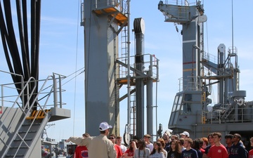 The Governor’s STEM Academy Tour’s MSC Ship