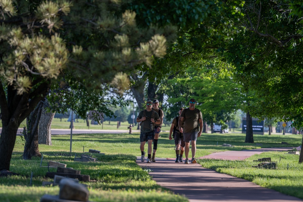 Honoring the Fallen: McConnell’s 5K ruck march