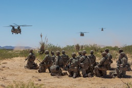 1-41 Infantry Battalion conducts air assault operations
