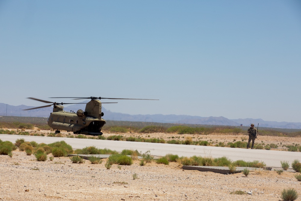 1-41 Infantry Battalion conducts air assault operations