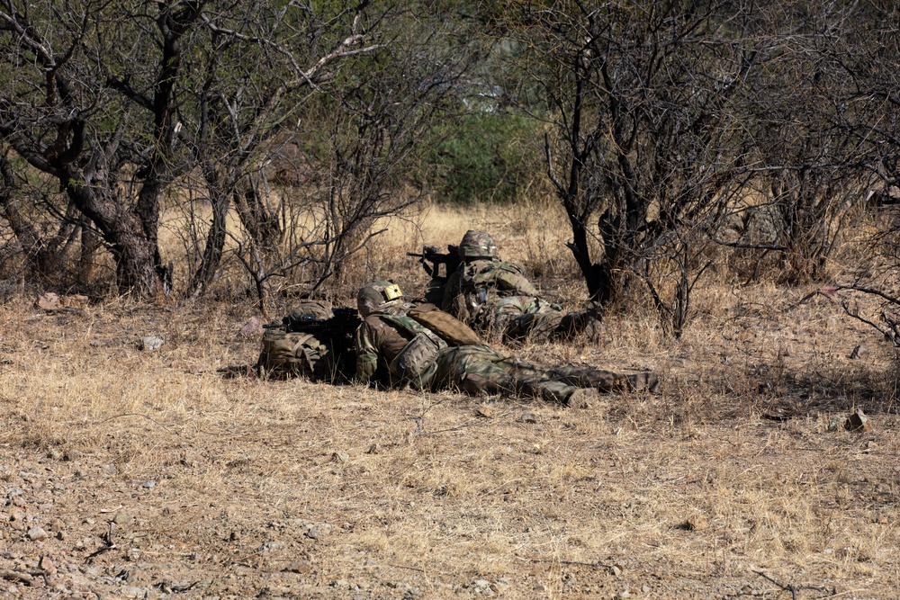 1-41 Infantry Battalion conducts air assault operations