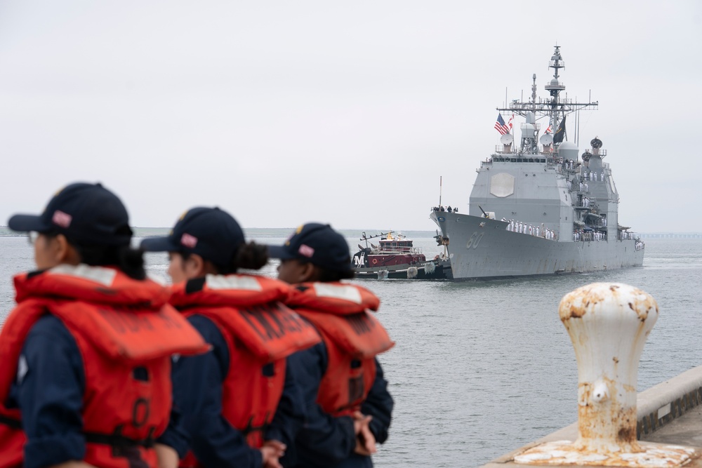 USS Normandy Returns from Deployment to 4th Fleet