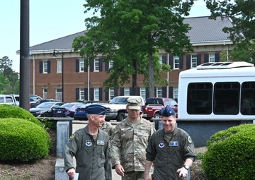 19th Air Force Commander Visits Columbus Air Force Base
