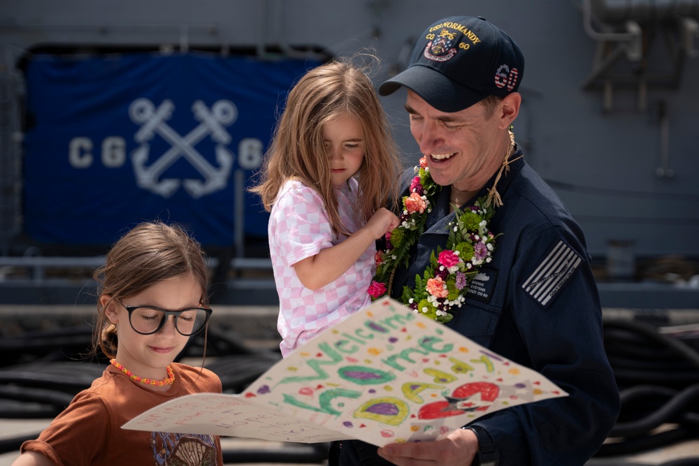 USS Normandy Returns from Deployment to 4th Fleet