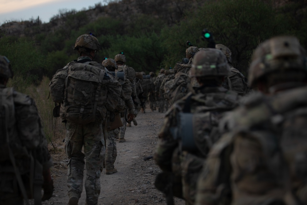 1-41 Infantry Battalion conducts air assault operations
