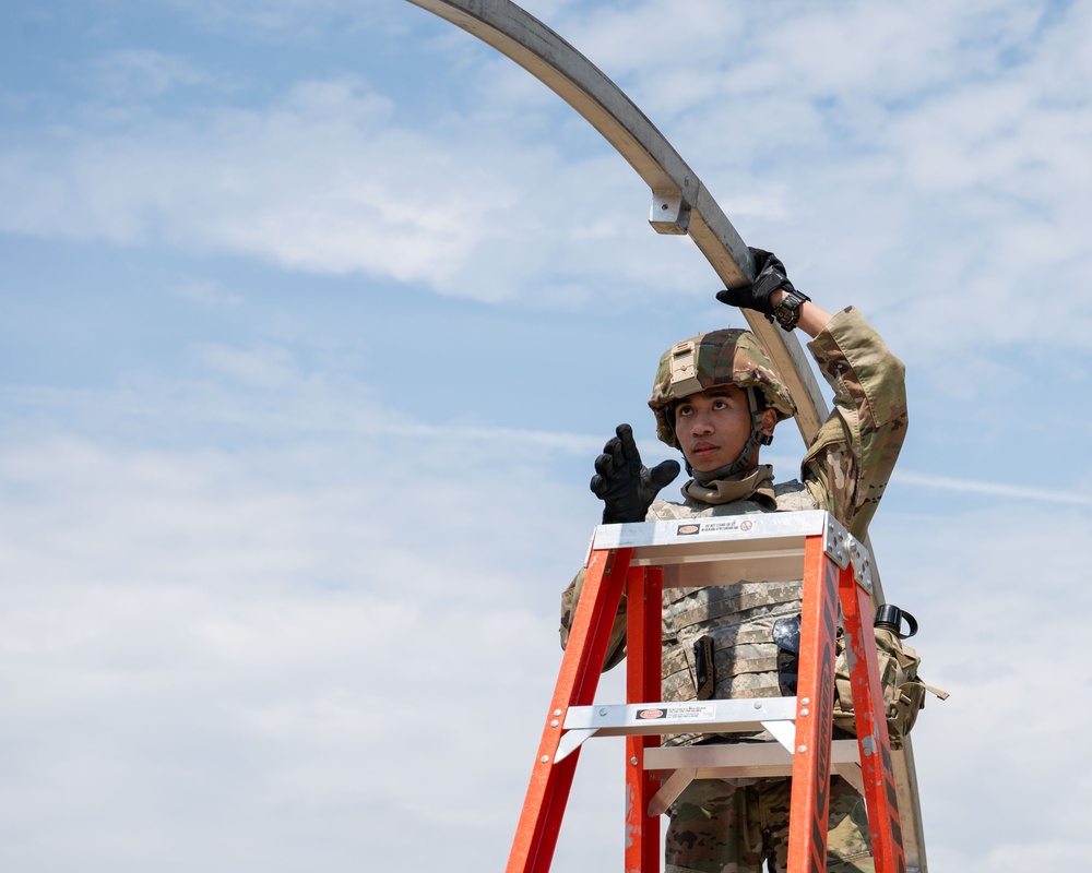 102nd Mission Support Group conducts expeditionary readiness exercise