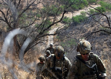 1-41 Infantry Battalion conducts air assault operations