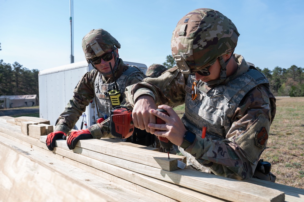 102nd Mission Support Group conducts expeditionary readiness exercise