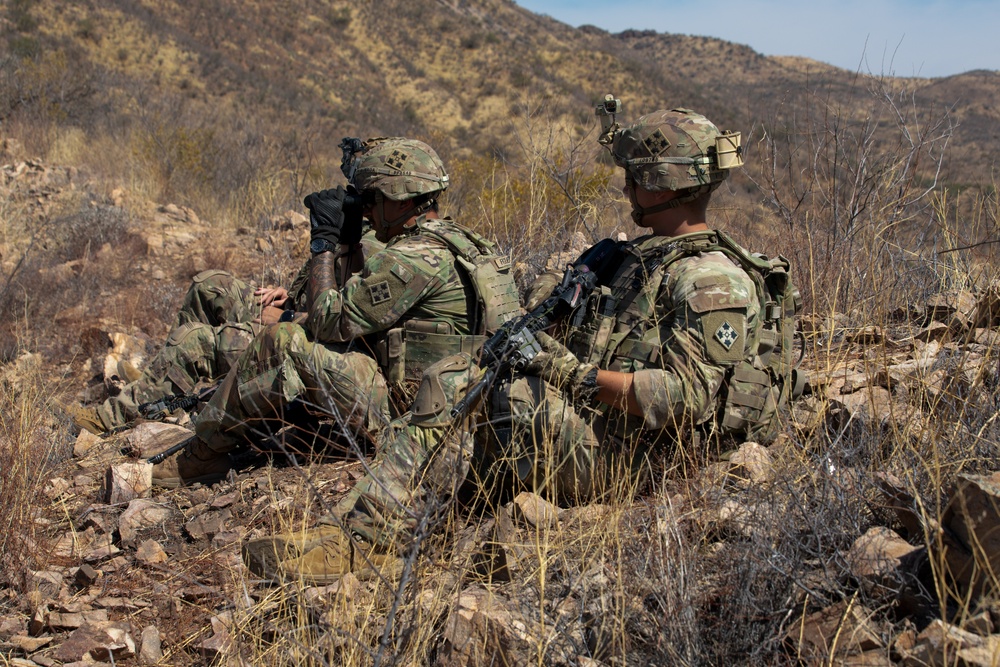 1-41 Infantry Battalion conducts air assault operations