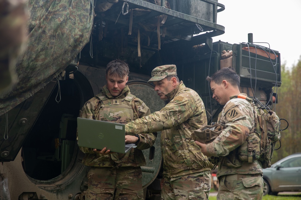 General Donahue Visits U.S. Soldiers and Allies During Exercise Hedgehog 25