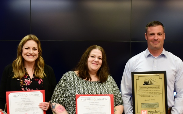 Regulatory team receives Hedgehog Award for Hurricane Helene permitting actions