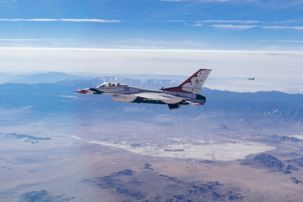Thunderbird return from winter training