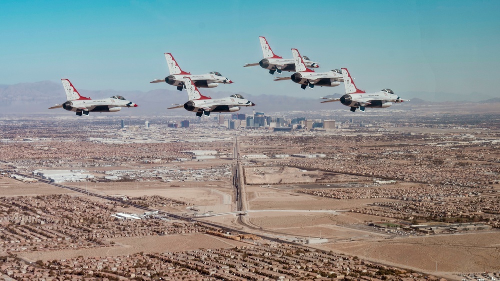 Thunderbird return from winter training