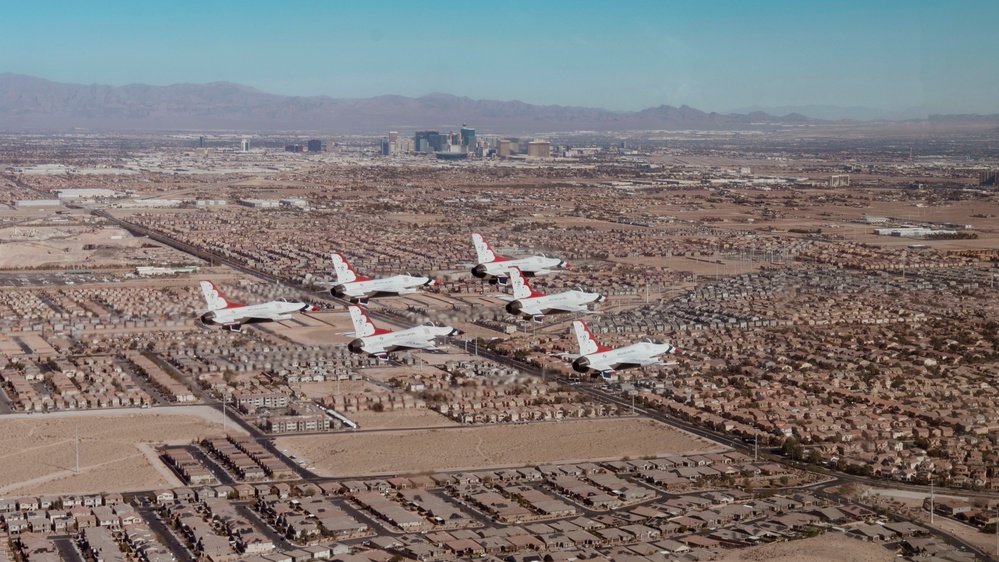 Thunderbird return from winter training