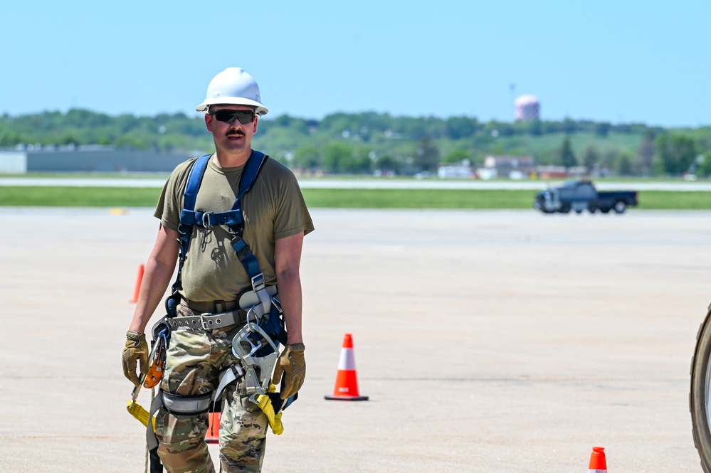 Oklahoma Airman Supports Nebraska Guard with Critical Comms Upgrade