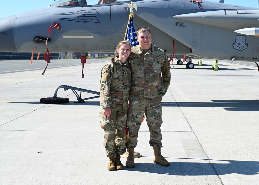 104th Fighter Wing Promotes Enlisted Member to Officer