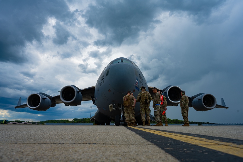 On the flightline