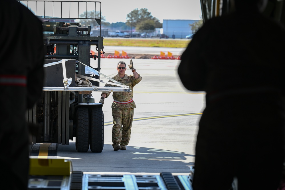 165th Airlift Wing puts rapid deployment readiness to the test during exercise Faint Horizon 2025