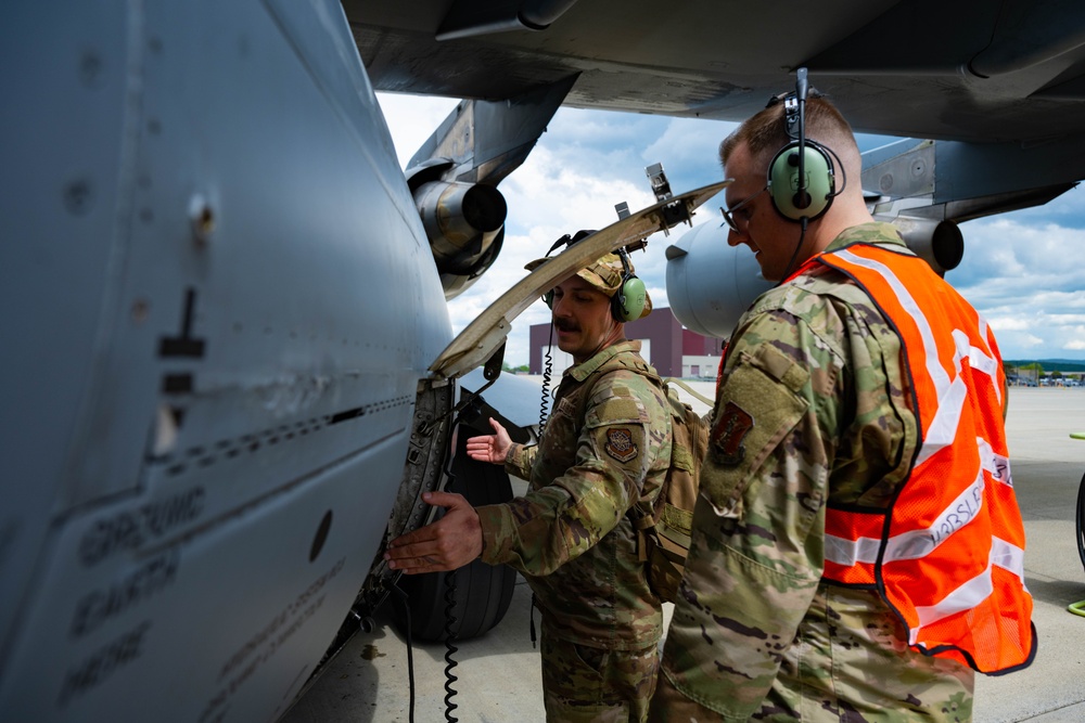 On the flightline