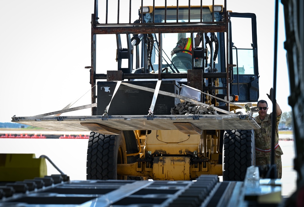 165th Airlift Wing puts rapid deployment readiness to the test during exercise Faint Horizon 2025