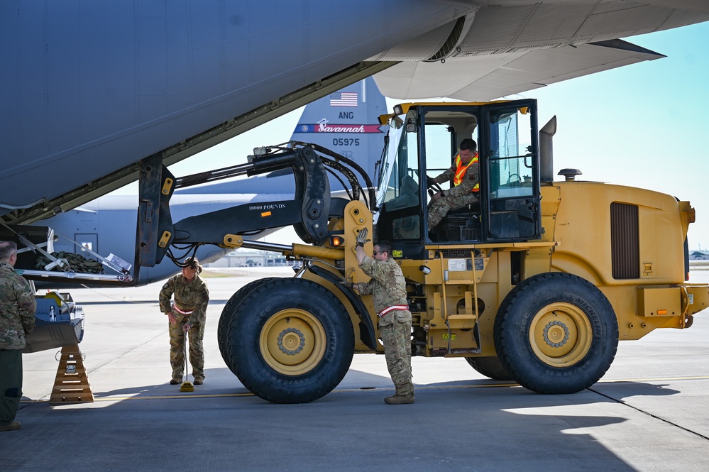 165th Airlift Wing puts rapid deployment readiness to the test during exercise Faint Horizon 2025