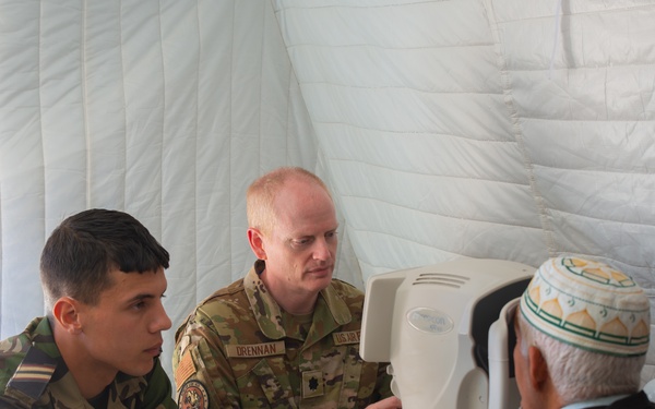 US military medical personnel conduct humanitarian civic assistance at African Lion 2025