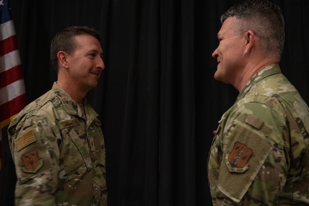 181st Intelligence Wing welcomes new wing commander: Col. Ryan K. Harvey assumes command