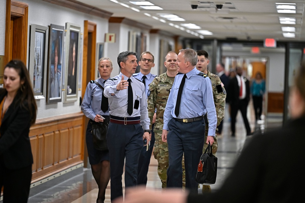 CSAF Allvin meets British Air Chief Marshal Knighton