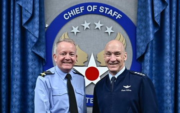 CSAF Allvin meets British Air Chief Marshal Knighton