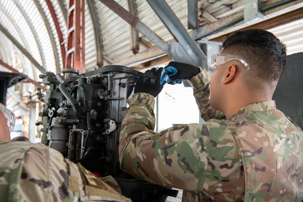 SENAN and Colombian Navy Motor Maintenance