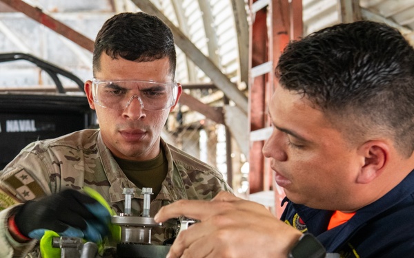 SENAN and Colombian Navy Motor Maintenance