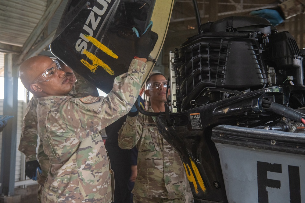 SENAN and Colombian Navy Motor Maintenance