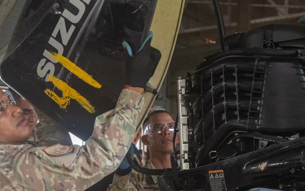 SENAN and Colombian Navy Motor Maintenance