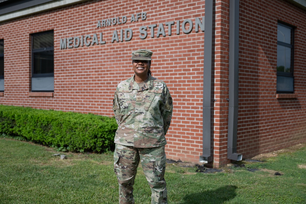 Arnold Air Force welcomes TSgt. Dupree as Public Health Technician