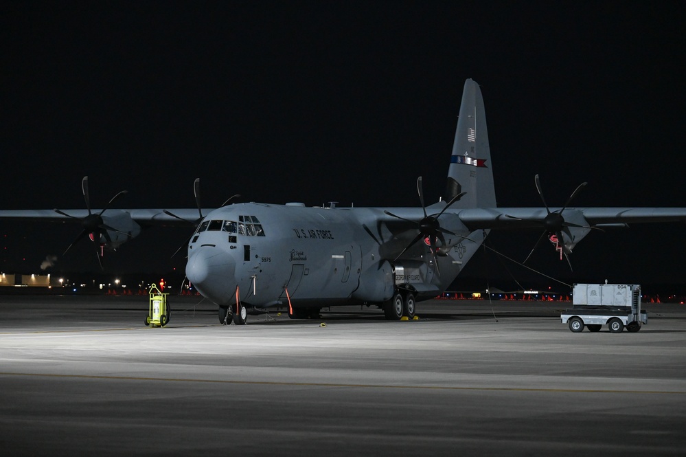 165th Airlift Wing puts rapid deployment readiness to the test during exercise Faint Horizon 2025