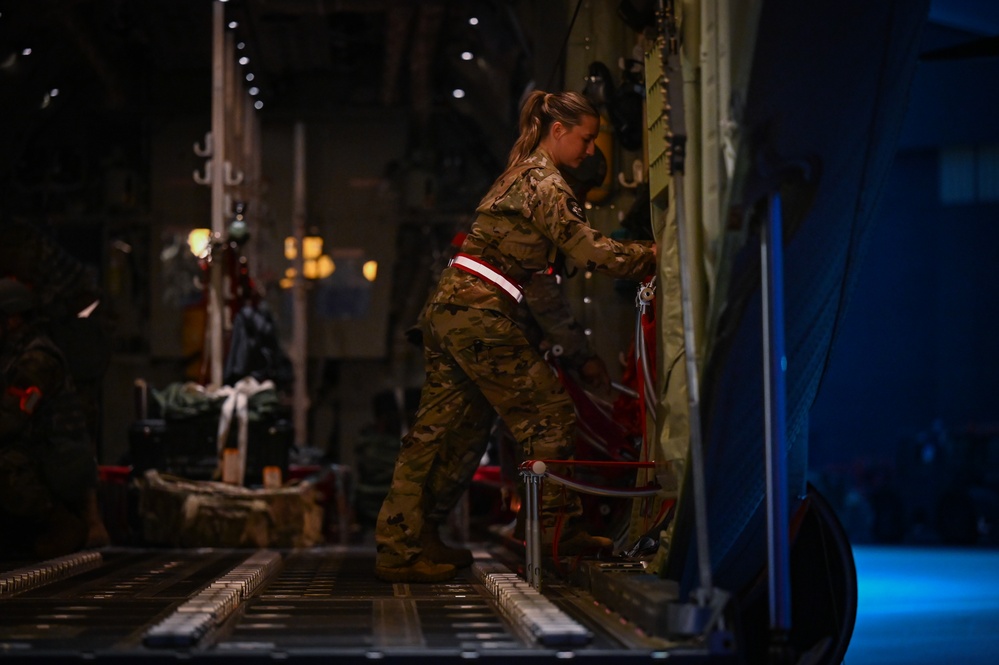 165th Airlift Wing puts rapid deployment readiness to the test during exercise Faint Horizon 2025