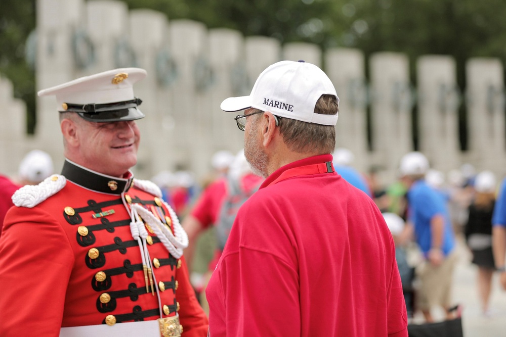 Marine Band Vocalist Supports Eastern Iowa Honor Flight