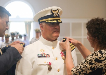 Coast Guard Cutter Reliance holds change-of-command ceremony