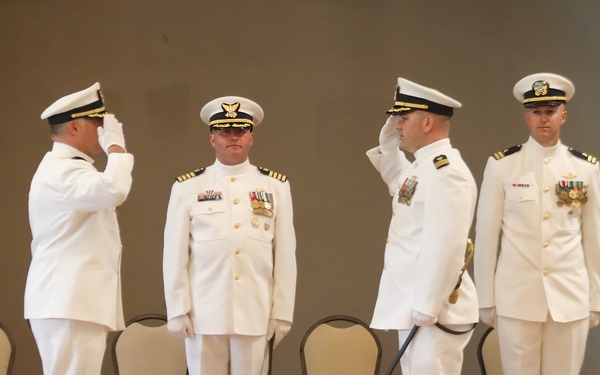 Coast Guard Cutter Reliance holds change-of-command ceremony