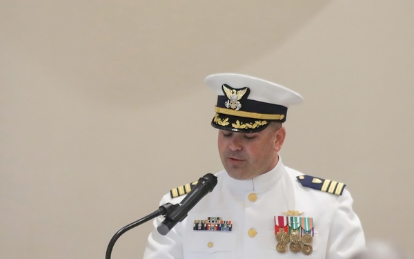 Coast Guard Cutter Reliance holds change-of-command ceremony