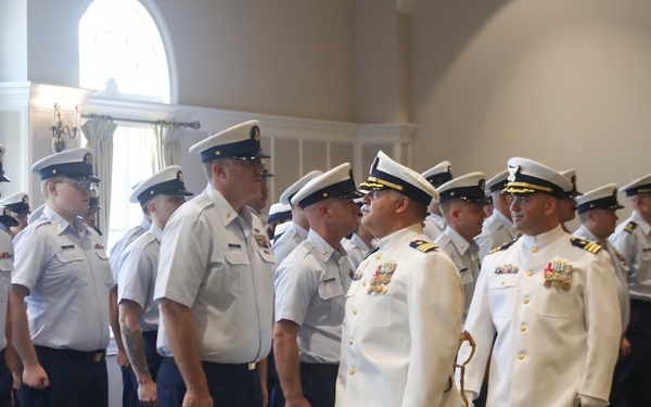 Coast Guard Cutter Reliance holds change-of-command ceremony