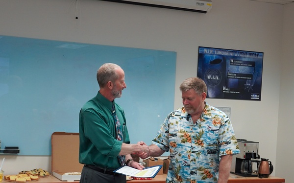 NUWC Division, Keyport Deputy, Mission Execution Bill Carlson recognized with Special Act Award