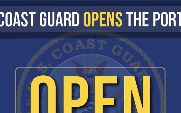 Coast Guard opens the Port