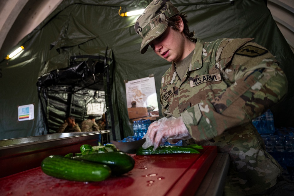 512th Field Hospital soldiers support DEFENDER 2025 at Vepriai Rocket Base in Lithuania